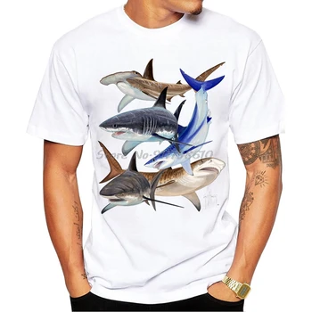 Νέα Καλοκαιρινή Άνδρες Κοντό Μανίκι Αστείο Sea Life Art Σώσει Τη Φάλαινα Καρχαρίες Σχεδιασμό T-Shirt Με Χαριτωμένο Ζώο Ωκεανό Εκτύπωσης Αγόρι Περιστασιακές Κορυφές Tees