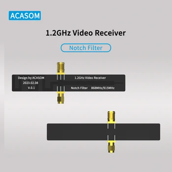 Συμβατό TBS 1.2 GHz και 1.3 GHz VRX Φίλτρο Notch (868/915 MHz) βελτιώνει τη λήψη βίντεο για το 1.2-1.3 GHz video δέκτες