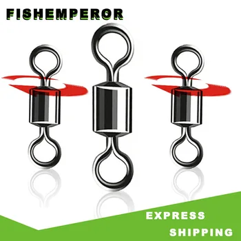 JiuYu 50pcs Ρουλεμάν Στροφέων Αλιείας Συνδετήρας 2#-12# Βαρέλι Τροχαίο Στερεά Δαχτυλίδια Για το Αγκίστρι Δέλεαρ Link Εξαρτήματα Αλιείας Κυπρίνων
