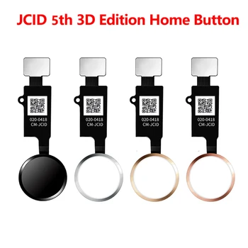JC Κουμπί Home JCID 5ης Γενιάς 3D Universal Αφής δακτυλικών Αποτυπωμάτων Ευκίνητο Καλώδιο Για το iPhone 7 7plus 8 8plus Κουμπί Return