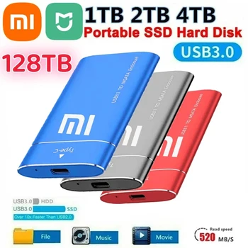 Xiaomi Mijia 2023 Φορητό SSD 128TB Εξωτερική Κινητή μονάδα Δίσκου Στερεάς κατάστασης Τύπου C Υψηλή Ταχύτητα 4TB 8TB Σκληρού Δίσκου του Σκληρού Δίσκου του Φορητού