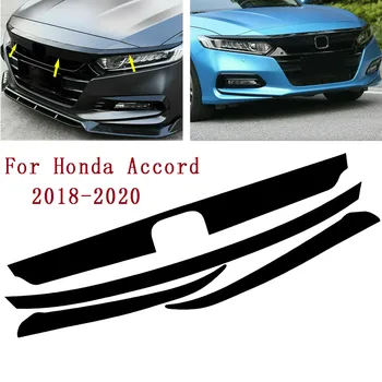 3 Mil Βινυλίου Υλικό Μπροστινά Κάγκελα Χρωμίου Διαγράψετε Μπλακάουτ Precut Βινυλίου Περιποίηση Για Honda Accord 2018-2020 Αυτοκόλλητη Ετικέττα Αυτοκινήτων