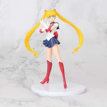 Anime Sailor Moon Σχήμα Usagi Tsukino Rei Hino Aino Η Μινάκο Ami Mizuno Φιγούρες Χειροποίητα Παιχνίδια Χαριτωμένο Μοντέλο Στολίδια