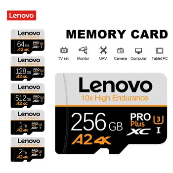 Αρχικό Lenovo Κάρτα SD 2TB Micro TF Κάρτα SD 512GB και 1TB 128GB 256GB Α2 U3 Κάρτα Μνήμης cartão de memoria Για το nintendo Διακόπτης Νέα