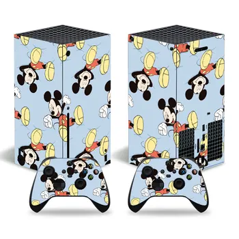 Disney Mickey Στιτς Παιχνίδι Κονσόλα Πλήρης Κάλυψη Αυτοκόλλητων Ετικεττών Δερμάτων Για Το XBox SeriesX X Box SerieX Προστατευτική Ταινία Gamepad Βινυλίου Para Περίπτωση