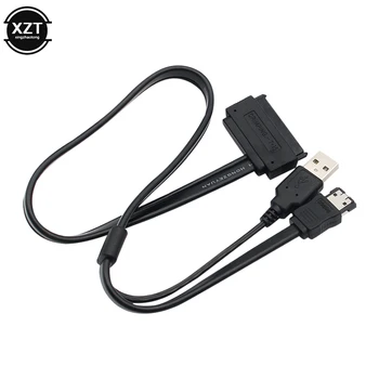 50cm Σκληρού Δίσκου SATA 22Pin να eSATA Δεδομένων USB που Τροφοδοτείται Καλώδιο Προσαρμογέα Μετατροπέα για HDD Οδηγός Lap-top
