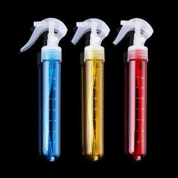 Διαφανής Ζωηρόχρωμη Υψηλή Πίεση Μπουκάλι Ψεκασμού Φορητός Πότισμα Μπορεί Σαλόνι Ομορφιάς Κουμπί Εργαλεία Πόρπη