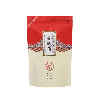 Κίνα Jinjunmei Μαύρο Τσάι Lapsang Souchong Χαρτί Τσάντα Φερμουάρ Σφραγισμένα αυτοφερόμενη Τσάντα Συσκευασίας Τσαγιού ΌΧΙ Τσάντα Συσκευασίας
