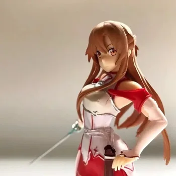17.5 cm Σπαθί Τέχνης σε απευθείας Σύνδεση Yuuki Asuna Anime ΣΆΟ Ιππότες του Αίματος Manga Άγαλμα PVC Φιγούρα Συλλεκτικό Μοντέλο Παιχνίδια