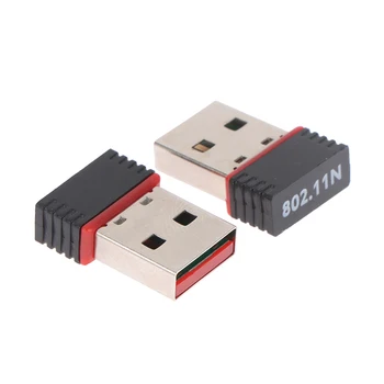 1PC Μίνι Ασύρματος Δέκτης USB Dongle Εξωτερική Κάρτα Δικτύου Wifi Προσαρμοστής 802.11 n Κεραία 150Mbps Για τον υπολογιστή Γραφείου Lap-top