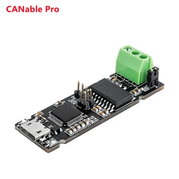 CANable Pro ελεγκτή συσκευή USB για να ΜΠΟΡΕΊ να πομποδεκτών πίνακας ξεμπλοκαρίσματος SocketCAN προσαρμοστής ενότητας ΜΠΟΡΕΊ να μεταφέρει ασπίδα