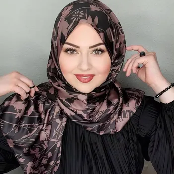 Μουσουλμανική Μαύρο Μετάξι Μόδας Abaya Μαντίλα Jersey Κασκόλ Abayas Φόρεμα Για Τις Γυναίκες Τουρμπάνια Άμεση Ndercap Ισλαμικό Modal Hijabs Τυλίξτε Το Κεφάλι