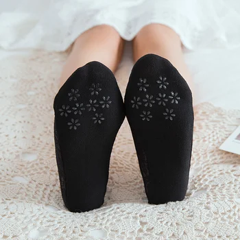 5Pairs Καλοκαίρι Μόδα Δαντέλα Αόρατο αντιολισθητικές Κάλτσες Αστραγάλων Δαντέλα Καλτσών για τις Γυναίκες Αόρατο Κάλτσες για τα Κορίτσια που Δεν Δείχνουν Κάλτσες Μη ολίσθησης Κάλτσα