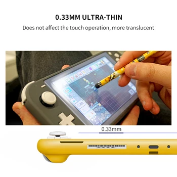 Δεδομένων Βάτραχος Μετριασμένος Προστάτης Οθόνης Γυαλιού Συμβατό Nintendo Διακόπτης Lite Ultra HD Προστατευτικό Οθόνης Γυαλιού NS Αντι-μπλε Ελαφριά