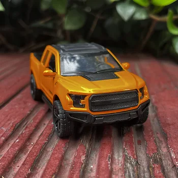 Κλίμακα 1/36 Off-Road Όχημα Pickup Μετάλλων Diecast Κραμάτων Αυτοκινήτων Παιχνιδιών Πρότυπο τραβήξτε προς τα πίσω τα Φορτηγά Για τα Παιδιά τα Παιδιά τα Χόμπι Συλλογής