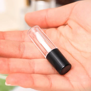 Lipgloss Σωλήνες Χονδρικής 50/100/200Pcs 1.2 ml Άδειο Αυξήθηκε Χρυσό Lip Gloss Σωλήνα Με το Καπάκι DIY Make Up Μίνι Δείγμα Καλλυντικό Εμπορευματοκιβώτιο